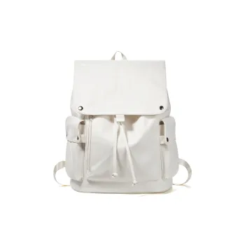 ALPINE PRO Fabric Backpack Laptop Backpack Unisex Black/White