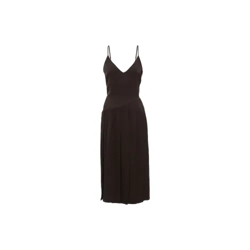 JW Anderson Slip Dresses Women's Chocolate Brown