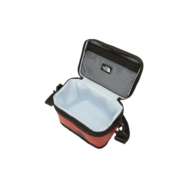 THE NORTH FACE Polyester Shoulder Bag Crossbody Bag Small Size Unisex Red & Black-2