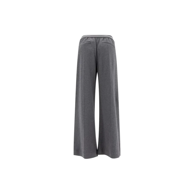 Brunello Cucinelli High Waist Pleated Trousers-1