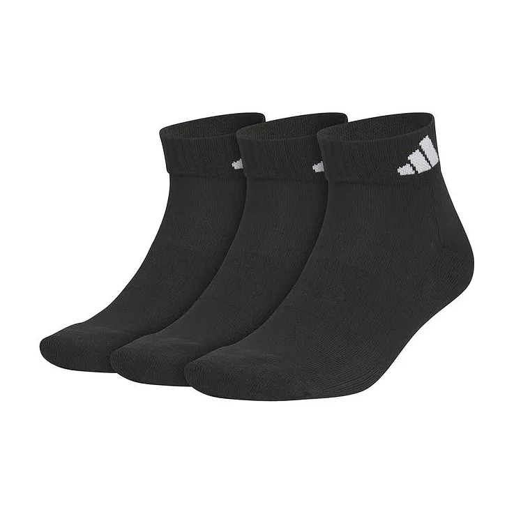 Adidas Ankle Socks Unisex 3 Pack Black-0