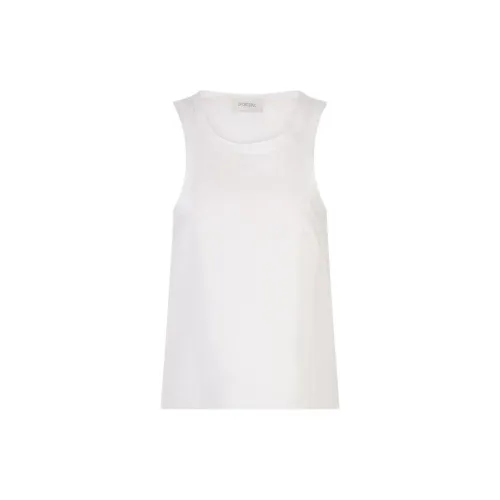 SportMax Tank Tops Women's White