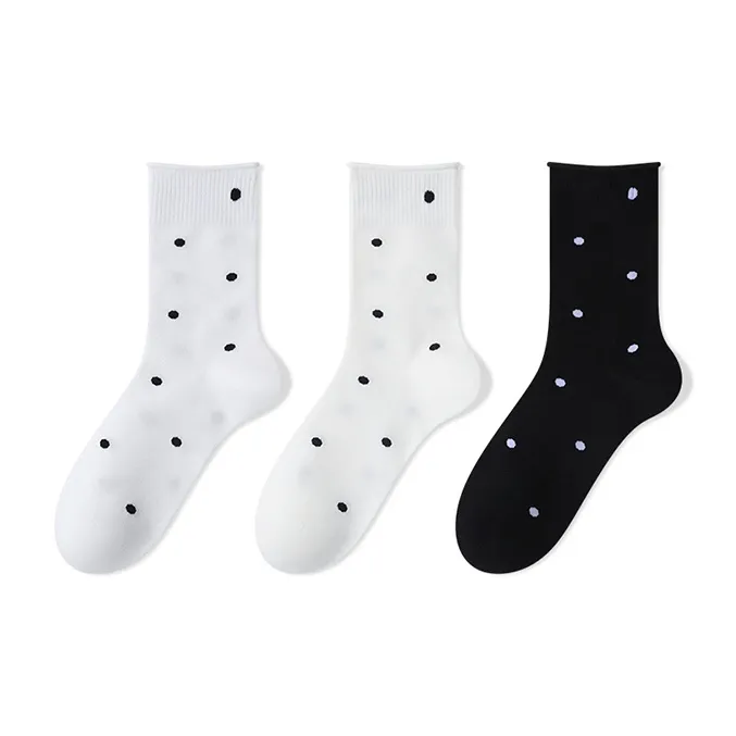 Moremoli Mid Calf Socks Women's 3 Pack-3