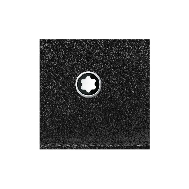 MONTBLANC Meisterstuck Cow Leather Card Holder Card Holder Men's Black-6