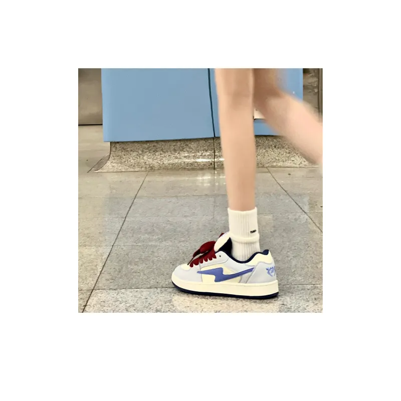 CHERRY&KALIKA Anti-Slip Wear-Resistant Lightweight Breathable Height Increasing Low-Top Skateboard Shoes Women's-15