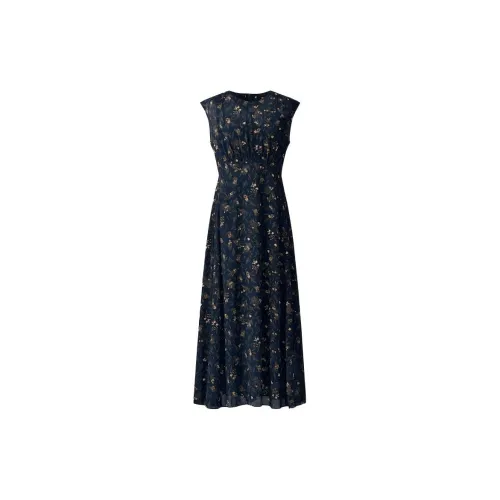 UNIQLO Sleeveless Dresses Women's Navy