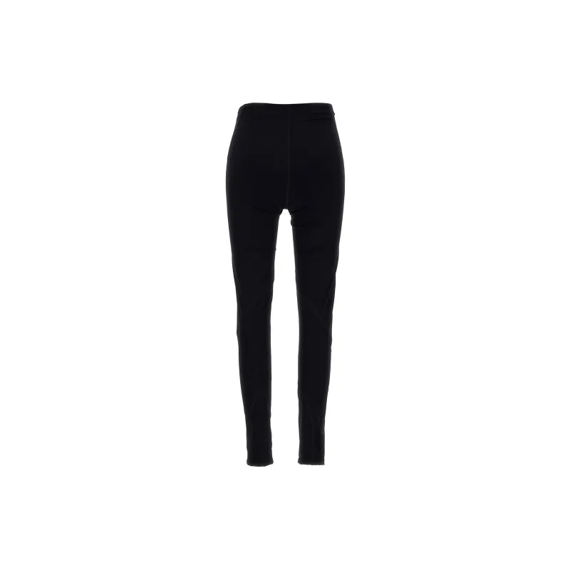 JIL SANDER + Logo Printed High Waist Leggings-1