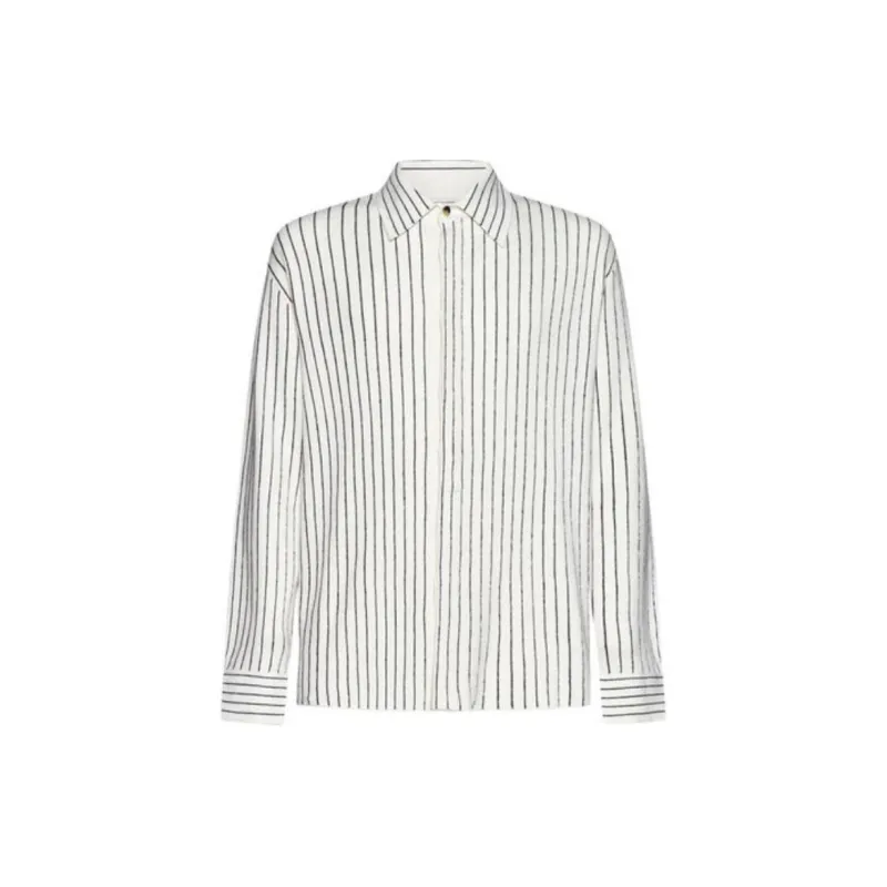 Bottega Veneta Pinstripe Knitted Shirt-1