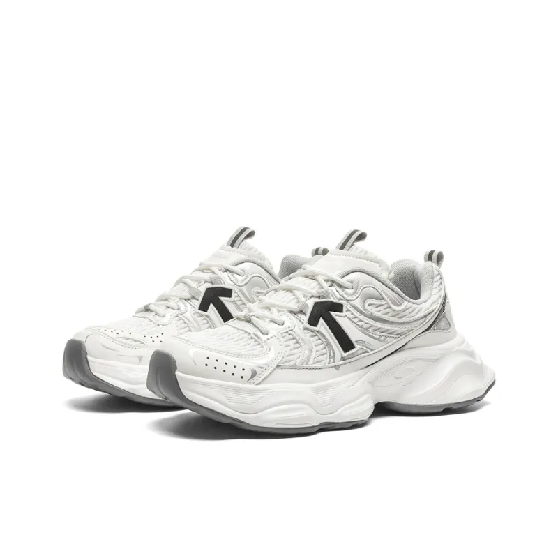 RBV Breathable Low Top Chunky Sneakers Unisex White Box Included-3