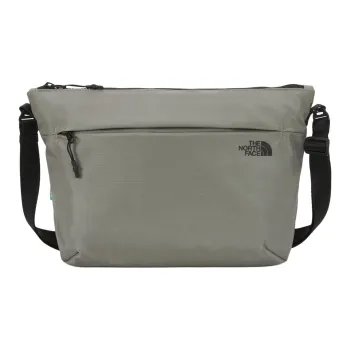 THE NORTH FACE Nylon Shoulder Bag, Crossbody Bag Medium Size Unisex Khaki