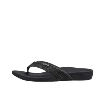 REEF Slip-Resistant Abrasion-Resistant Flip Flops Women's Black