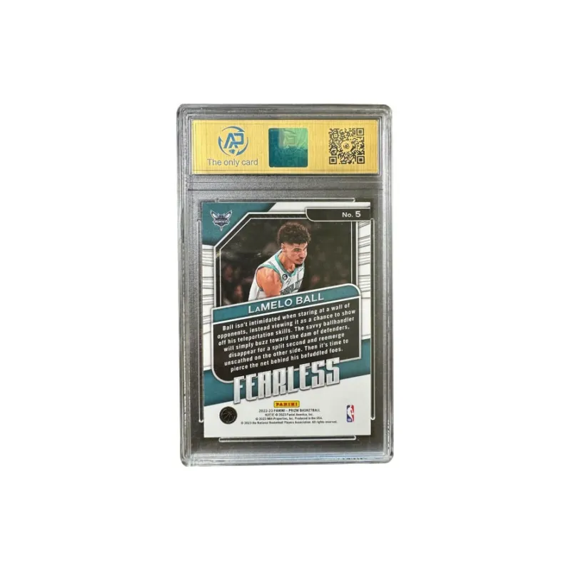 PANINI LaMelo Ball Prizm 2022 23 Hornets RPA9 Grade Check Parallel Card Graded Cards 1 Pc-1