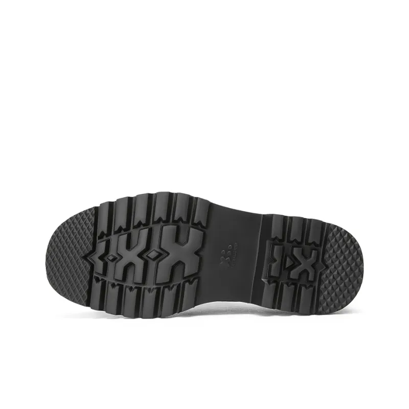 CROWN Men's Casual Shoes Men Low Top Black-4