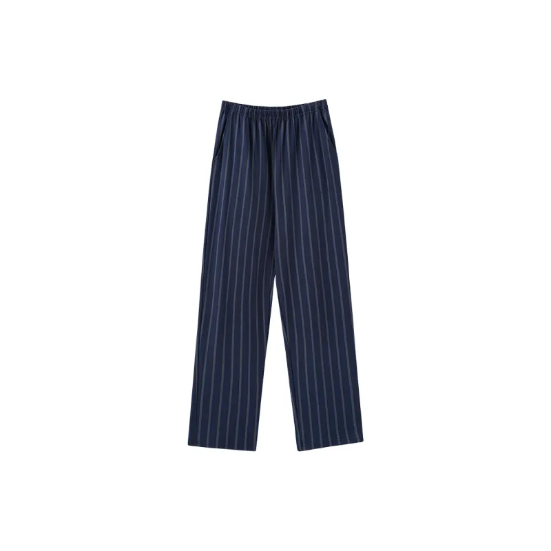 MIIOW Pajama Pants Men's Gray White Plaid-1