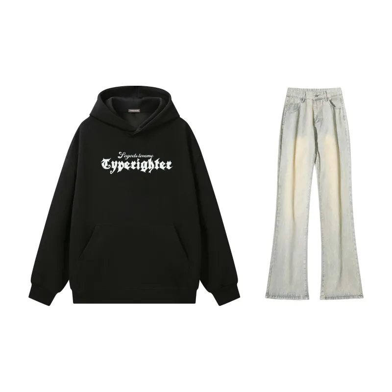 TYPERIGHTER Sweatshirt Set Unisex-4