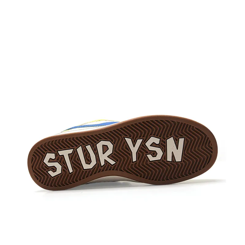 STUR YSN Wear resistant And Lightweight Low Top Skateboard Shoes Unisex Lemon-5