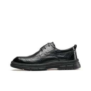 JOSINY Men's Casual Dress Shoes Men's Black