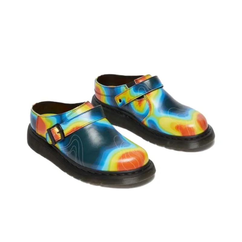 Dr.Martens Slip-Resistant Wrap-toe Slippers Unisex Genix Nappa-3