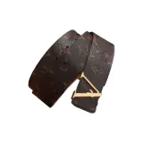 Coffee Floral Gold-Tone Lock