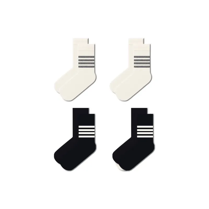 Duanmei Mid Calf Socks Women's 4 Pack-20