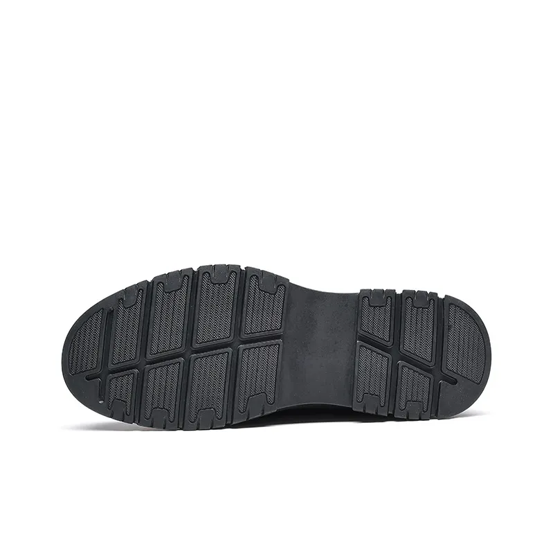 JOSINY Men's Casual Dress Shoes Men's Black-5