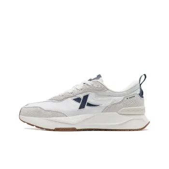 XTEP Cushioning Anti Slip And Wear Resistant Low Top Casual Shoes Women's White Gray