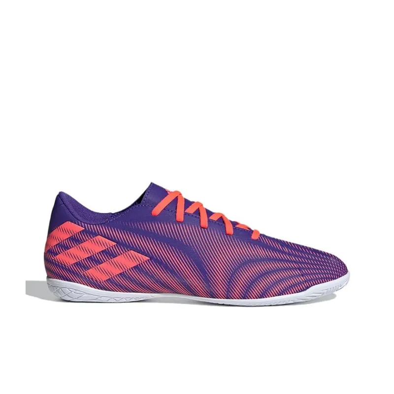 Adidas Nemeziz+ MG Rubber Short Studs Artificial Ground Slip-Resistant Breathable Soccer Shoes Men Purple-1