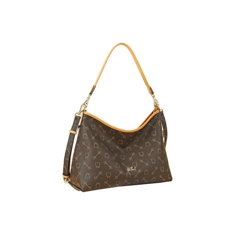 Why Artificial Leather Handbag, Shoulder Bag Tubas Women's Milk Tea/Coffee/Dark Coffee-9