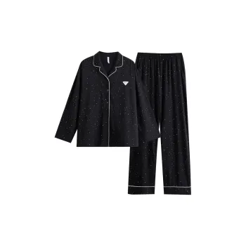 Same Language Pajama Set Women's Starry Black