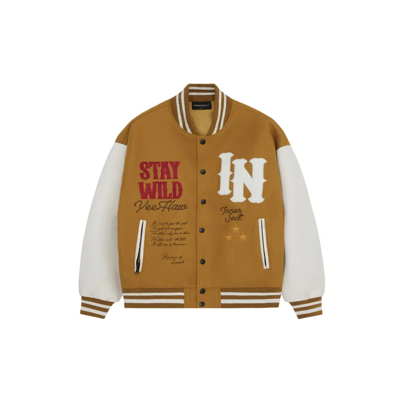 INNERSECT 24FW Fall And Winter Baseball Jacket Unisex-4