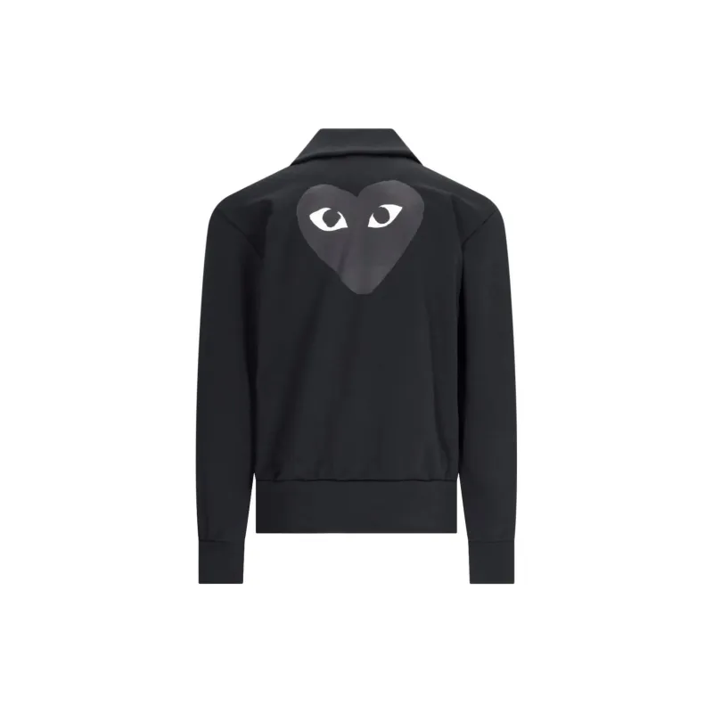 CDG Play Jackets Coats Unisex Black-1