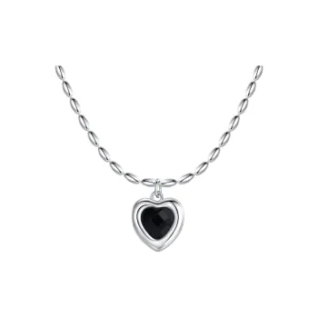 CLARKIA FLOWER S925 Silver Necklaces Women's