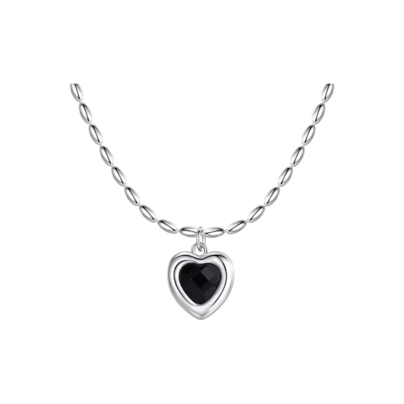CLARKIA FLOWER S925 Silver Necklaces Women's-0