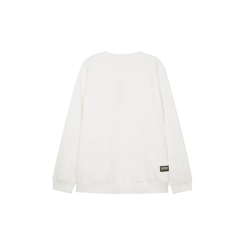Skechers Sports Alliance Series Sweatshirt Women's Marshmallow White-1