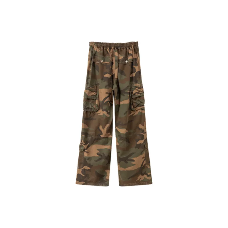 NO ONE ELSE 2024 Fall High Rise Casual Pants Unisex-5