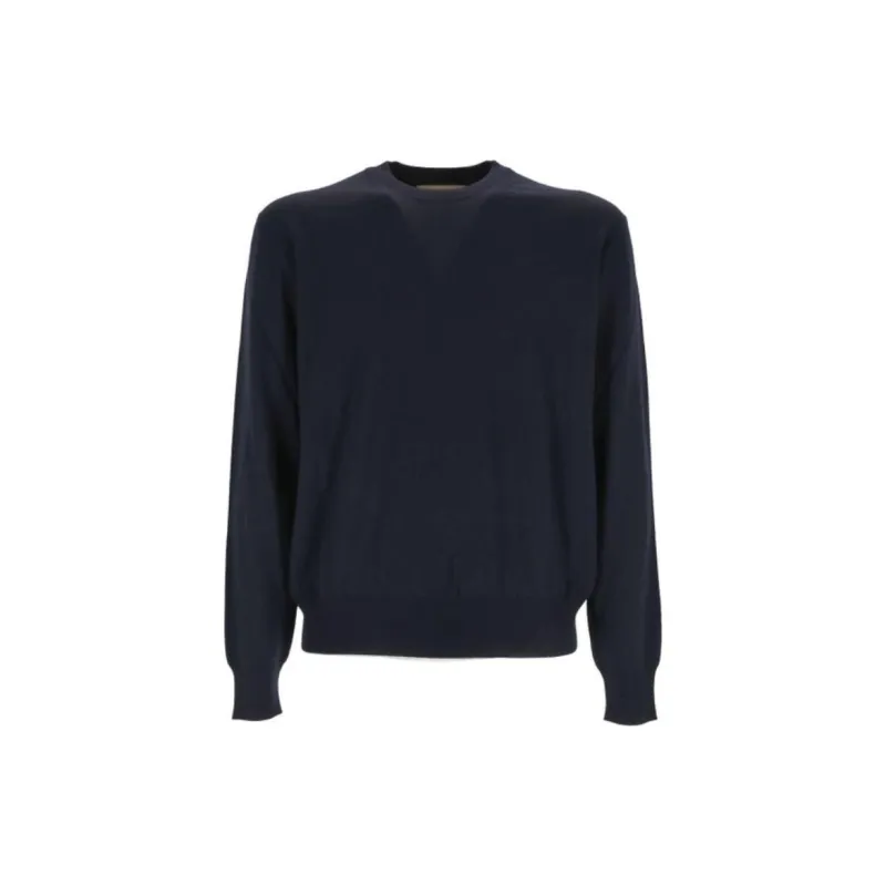 GUCCI Logo Embroidered Knit Sweater-1
