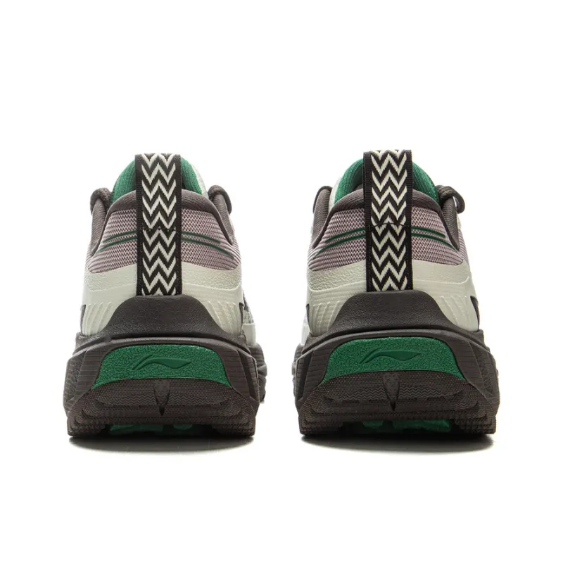 LiNing Anti-Slip And Wear-Resistant Water-Resistant Low-Top Trekking Shoes Men's Taupe-4
