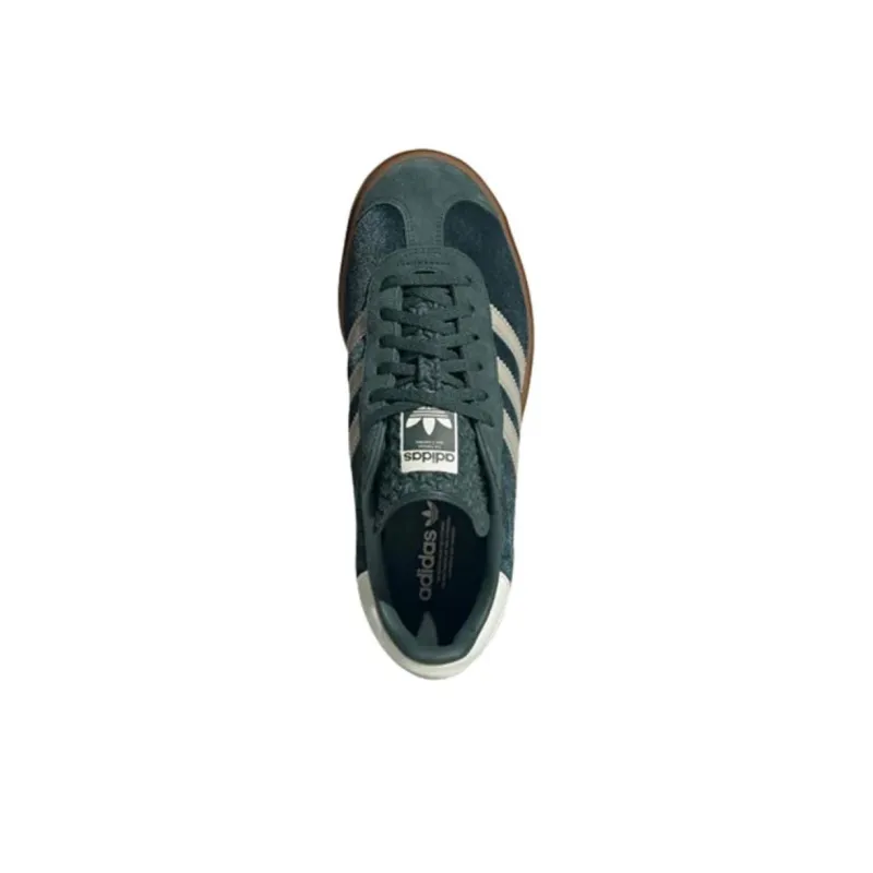 Adidas Gazelle Bold Mineral Green Velvet Women's-5