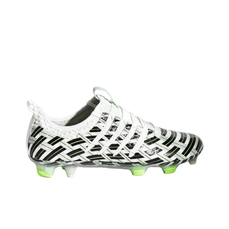PUMA EvoPower 1 Anti-Slip Wear-Resistant Soccer Shoes Unisex White Black-1