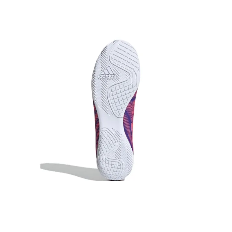 Adidas Nemeziz+ MG Rubber Short Studs Artificial Ground Slip-Resistant Breathable Soccer Shoes Men Purple-4