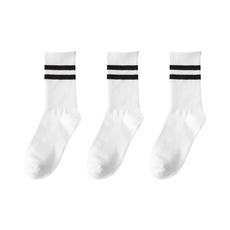 PLANDOO Mid Calf Socks Unisex 3 Pack-0
