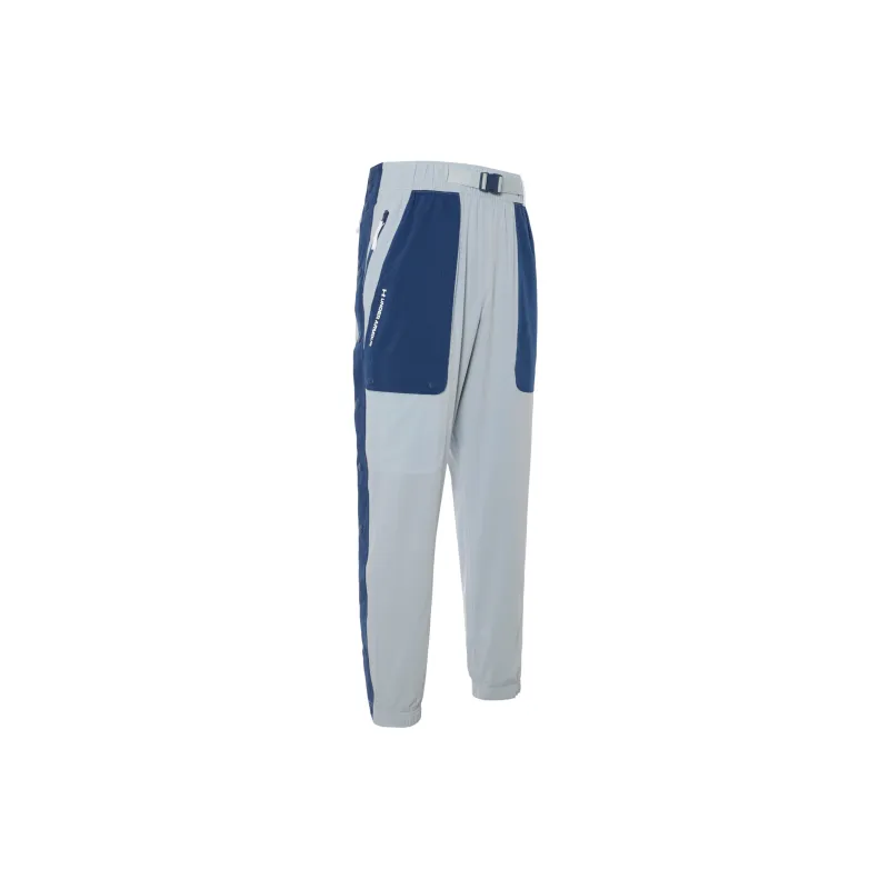 Under Armour RUSH Knitted Fabric Casual Pants Men's Blue-1