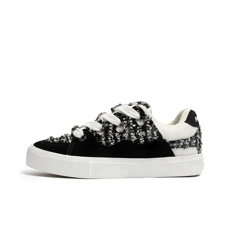 CHERRY&KALIKA Wear resistant, Lightweight, Breathable, And Non slip. Low Top Skateboard Shoes Unisex Black-0