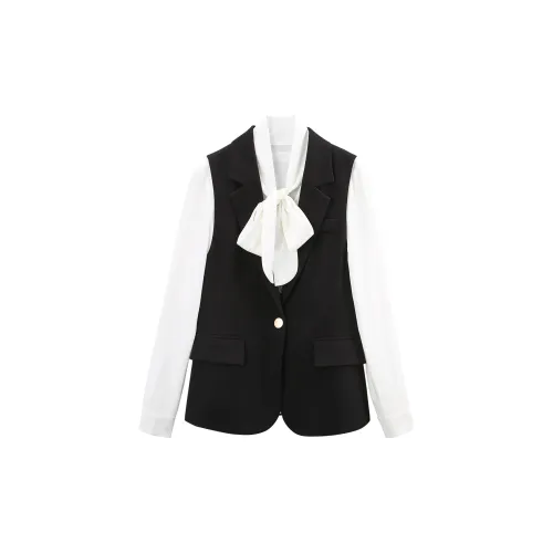 A Paradise For Awakening Casual Suit Women's Black