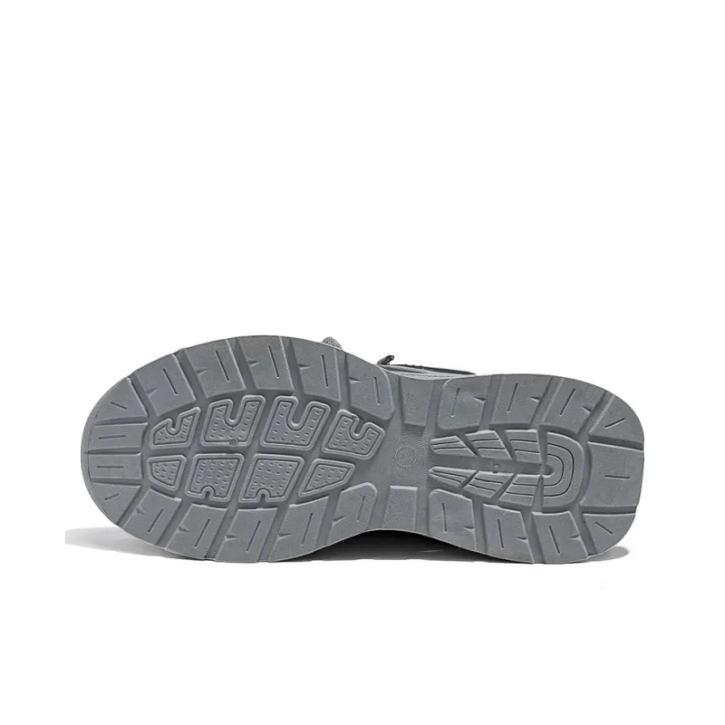 Warrior Low Top Chunky Sneakers Men's Gray Black-5