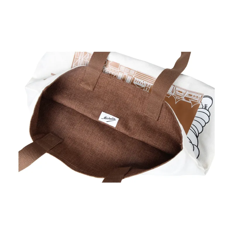 Michelin Oxford Shoulder Bag Regular Unisex Coffee-4
