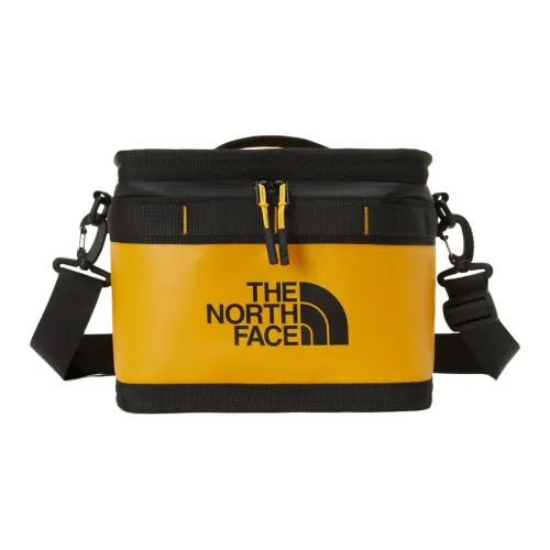 THE NORTH FACE Recycled Polyester Shoulder Bag Crossbody Bag Small Size Unisex Yellow & Black