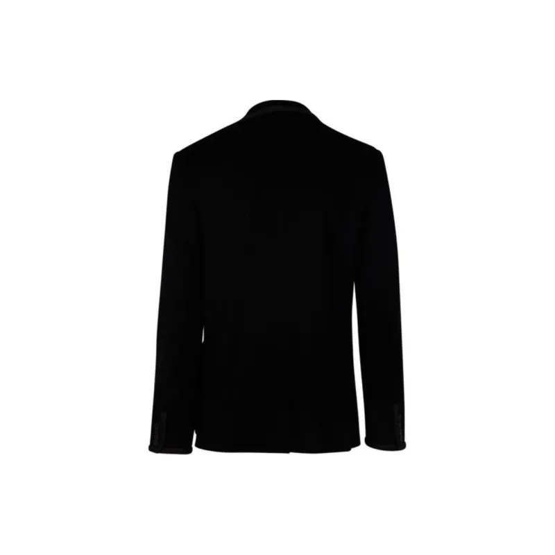 Valentino VLogo Signature Single Breasted Straight Hem Blazer-1
