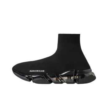 Balenciaga Speed 2.0 Clear Sole Black