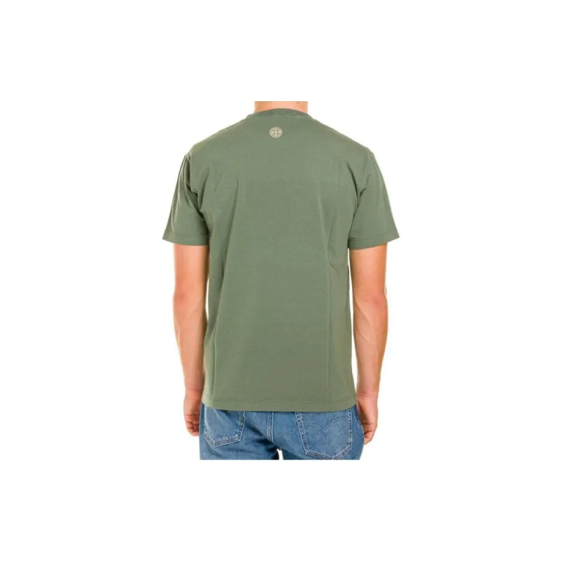 STONE ISLAND T Shirts Men Green-1